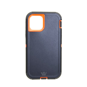 estuches proteccion el rey defender apple iphone 11 pro color negro / naranja