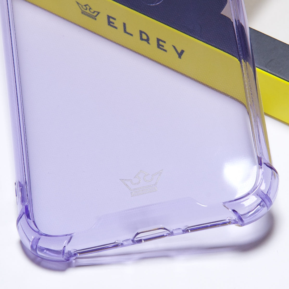 Estuche proteccion el rey hard case flexible reforzado apple iphone 11 pro color morado