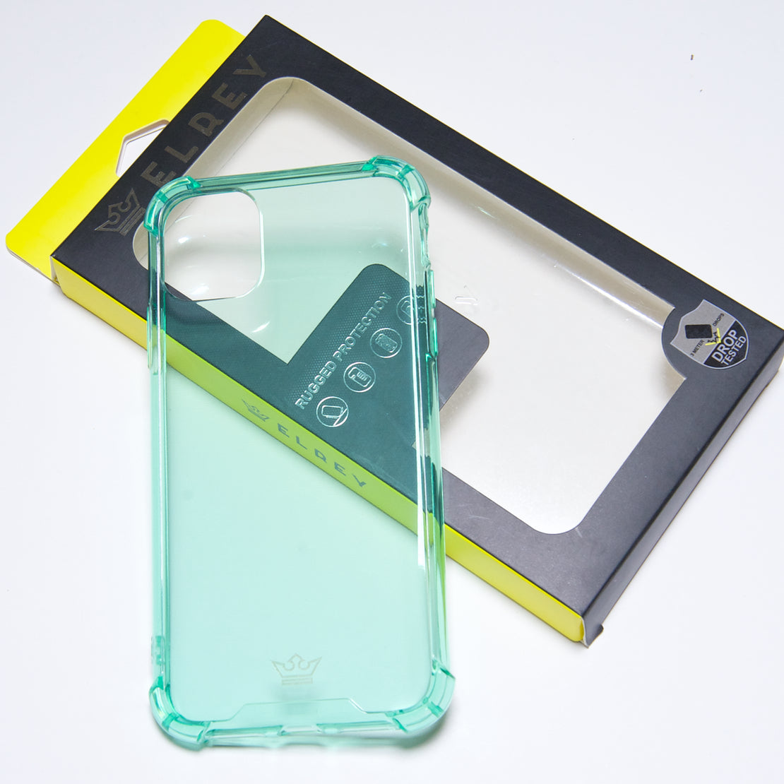 estuches proteccion el rey hard case flexible reforzado apple iphone 11 pro color turquesa