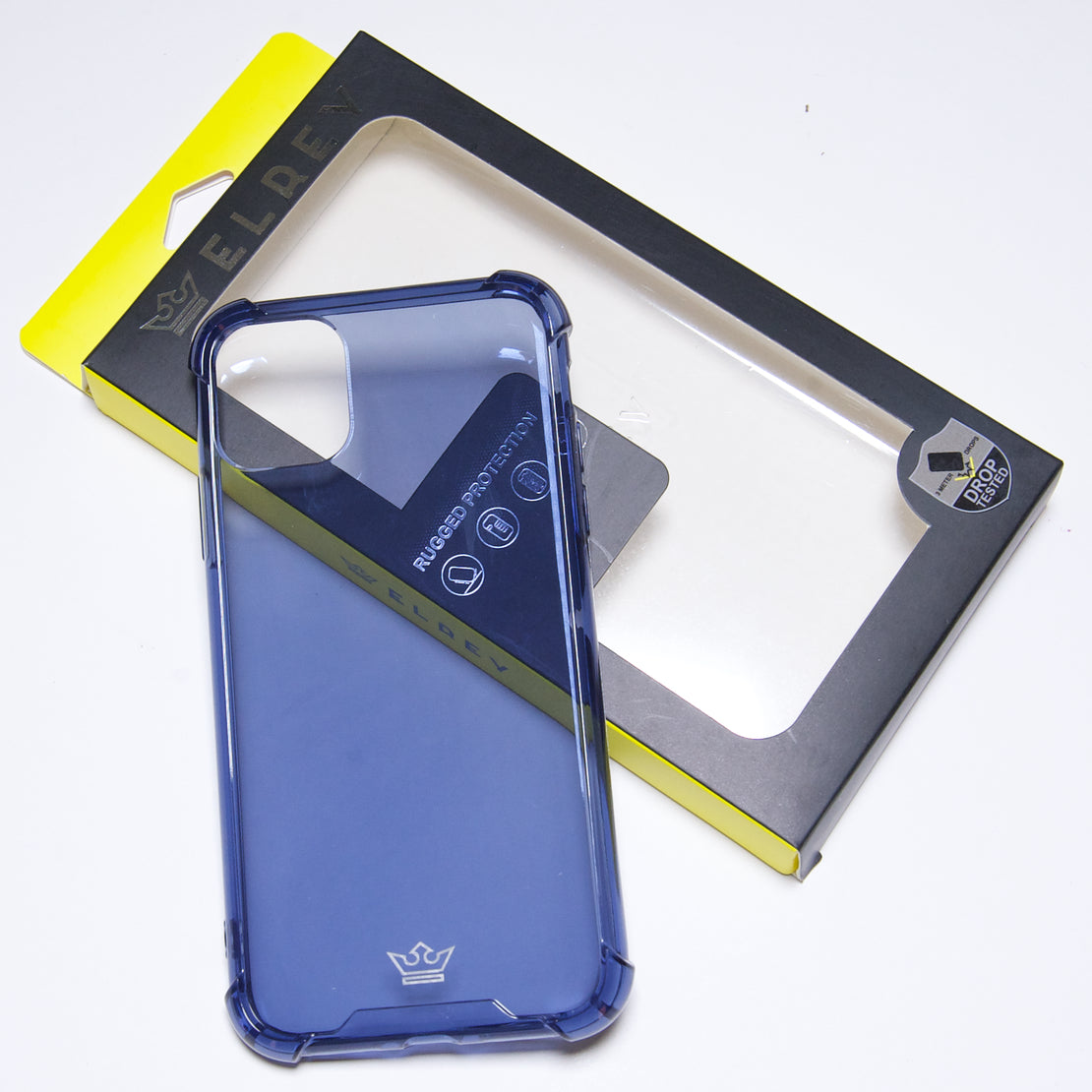 estuches proteccion el rey hard case flexible reforzado apple iphone 11 pro color azul marino