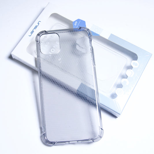 Estuche Clásico Lensun Airbag Design iPhone 11 Pro - Gris - IPH11PHDRC001
