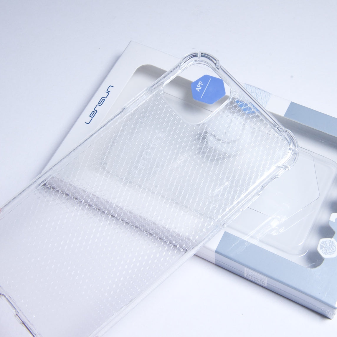 estuches transparente lensun airbag design apple iphone 11 pro color transparente