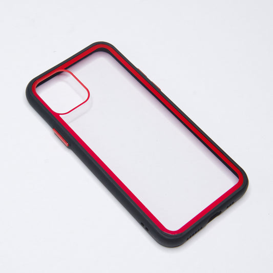 Estuche Transparente Rey para iPhone 11 Pro - Negro - IPH11PMCA04