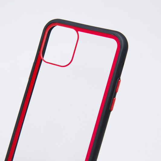 Estuche Transparente Rey para iPhone 11 Pro - Negro - IPH11PMCA04