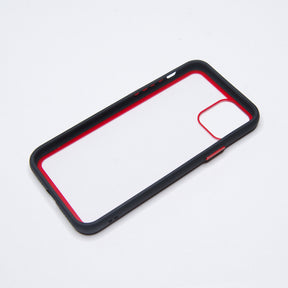 estuche transparente el rey apple iphone 11 pro color negro / transparente