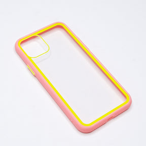 Estuches Transparente El Rey Apple Iphone 11 Pro Color Rosado / Transparente