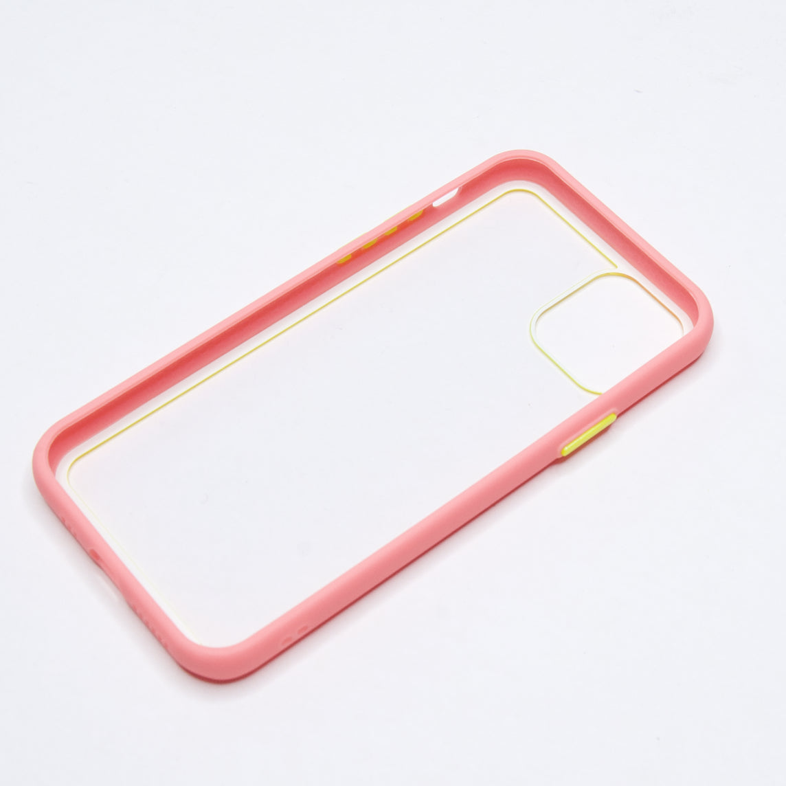 estuches transparente el rey apple iphone 11 pro color rosado / transparente