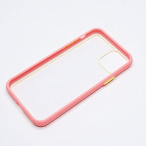 estuches transparente el rey apple iphone 11 pro color rosado / transparente