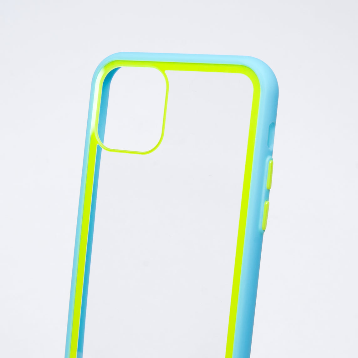 estuche transparente el rey apple iphone 11 pro color celeste / transparente