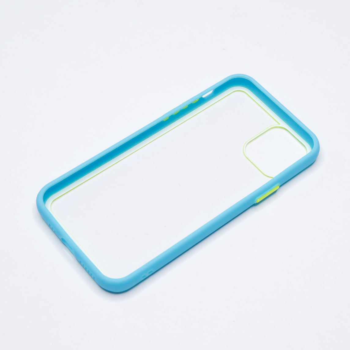 estuche transparente el rey apple iphone 11 pro color celeste / transparente