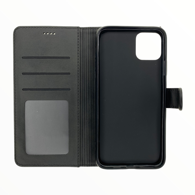 estuches carteras lc imeeke folio libreta con porta tarjeta apple iphone 11 pro color negro
