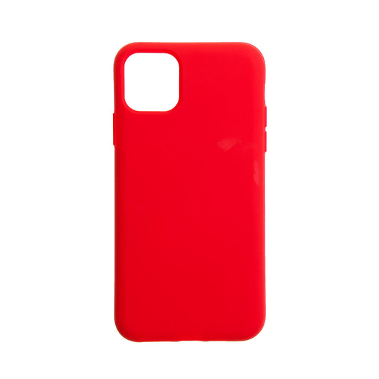 Estuche silicon el rey silicon apple iphone 11 pro max color rojo