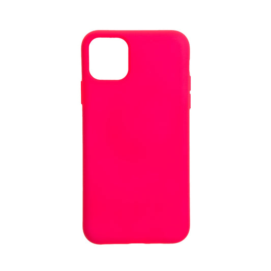 Estuche Silicon El Rey para iPhone 11 Pro Max - Rosado - IPH11PX003
