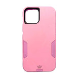 Estuche clasico el rey commuter apple iphone 12 color rosado