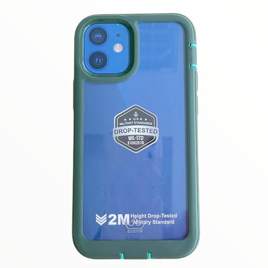 Estuche Protección Rey Warrior iPhone 12 Mini Verde - IPH12ELWR04