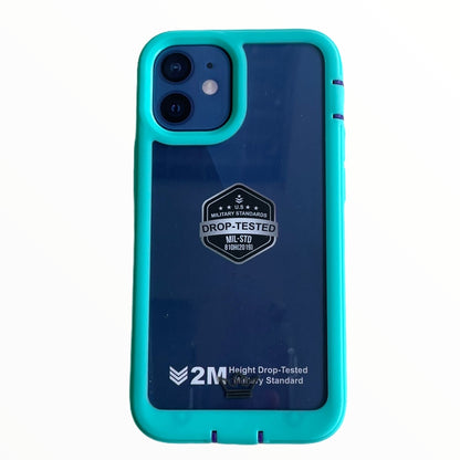 Estuche Warrior Turquesa para iPhone 12 Mini - IPH12ELWR06