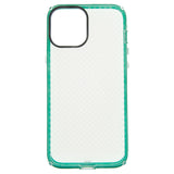 Estuche proteccion el rey anigma caidas de 2 10 mts apple iphone 12 mini color turquesa / transparente