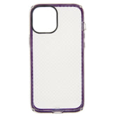 Estuches Proteccion El Rey Anigma Caidas De 2 10 Mts Apple Iphone 12 Mini Color Morado / Transparente