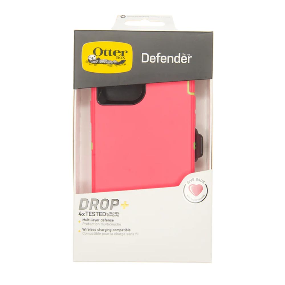 Case OtterBox Defender para iPhone 12 Pro Max - Rosado/Verde - IPH12PDF003