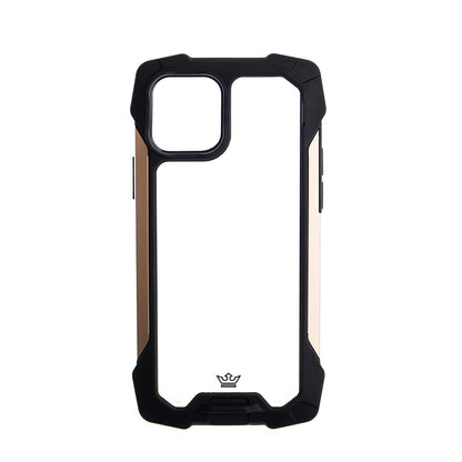 Estuche Clásico El Rey para iPhone 12 Pro Max - Negro/Dorado - IPH12PMESELR06