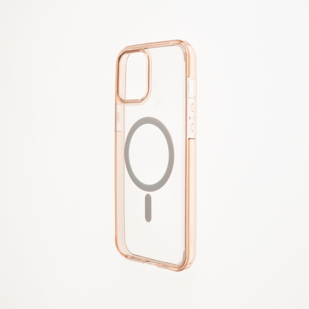Estuche Spigen MagSafe Rosado/Transparente para iPhone 12 Pro Max - IPH12PMGTC03