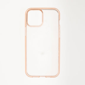 Estuches Clasico Spigen Transparente Marco Apple Iphone 12 Pro Max Color Rosado / Transparente