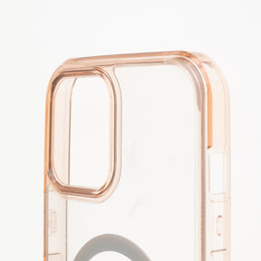 estuches clasico spigen transparente marco apple iphone 12 pro max color rosado / transparente