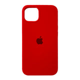 Estuche silicon apple iphone 13 pro max color rojo