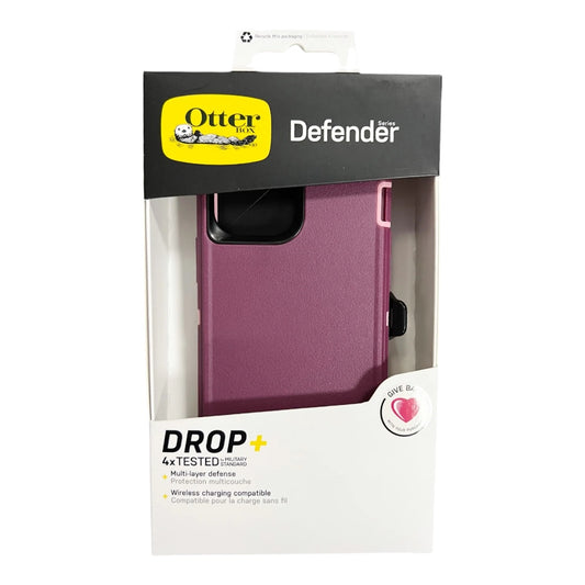 Case OtterBox Defender Rojo/Rosado para iPhone 13 Pro Max - IPH13PMDF002