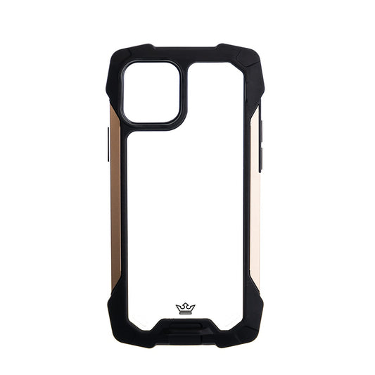 Estuche Clásico El Rey - iPhone 13 Pro Max Negro/Dorado - IPH13PMESELR01