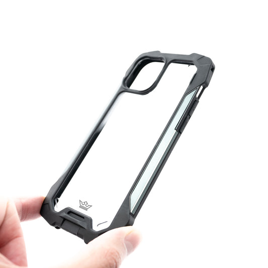 Estuche Clásico El Rey para iPhone 13 Pro Max - Negro/Gris - IPH13PMESELR04