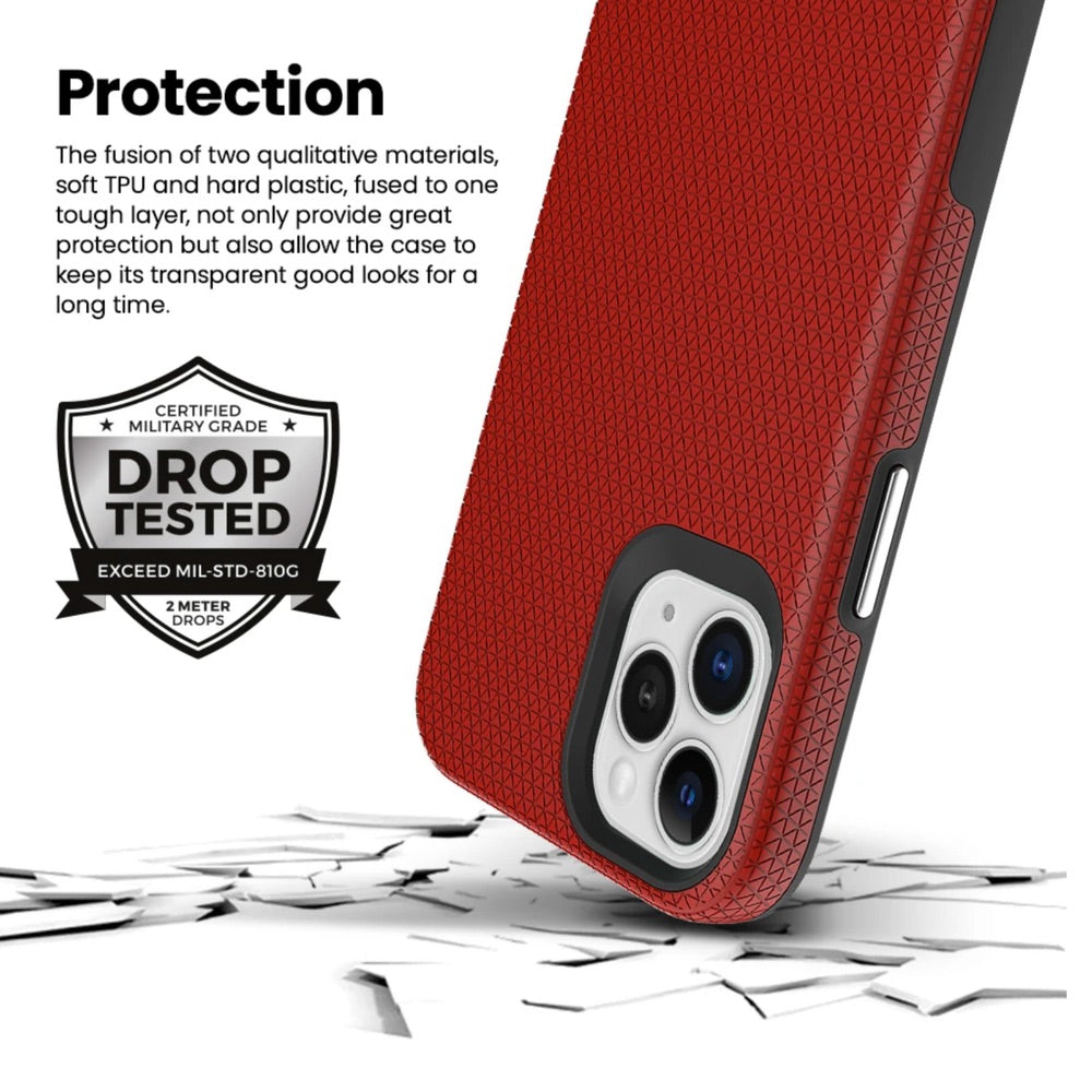 Estuche Clásico Prodigee Rockee Rojo para iPhone 13 Pro - IPH13PPCN03