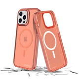 Estuche clasico prodigee safetee neo peach con magsafe apple iphone 13 pro color rosado