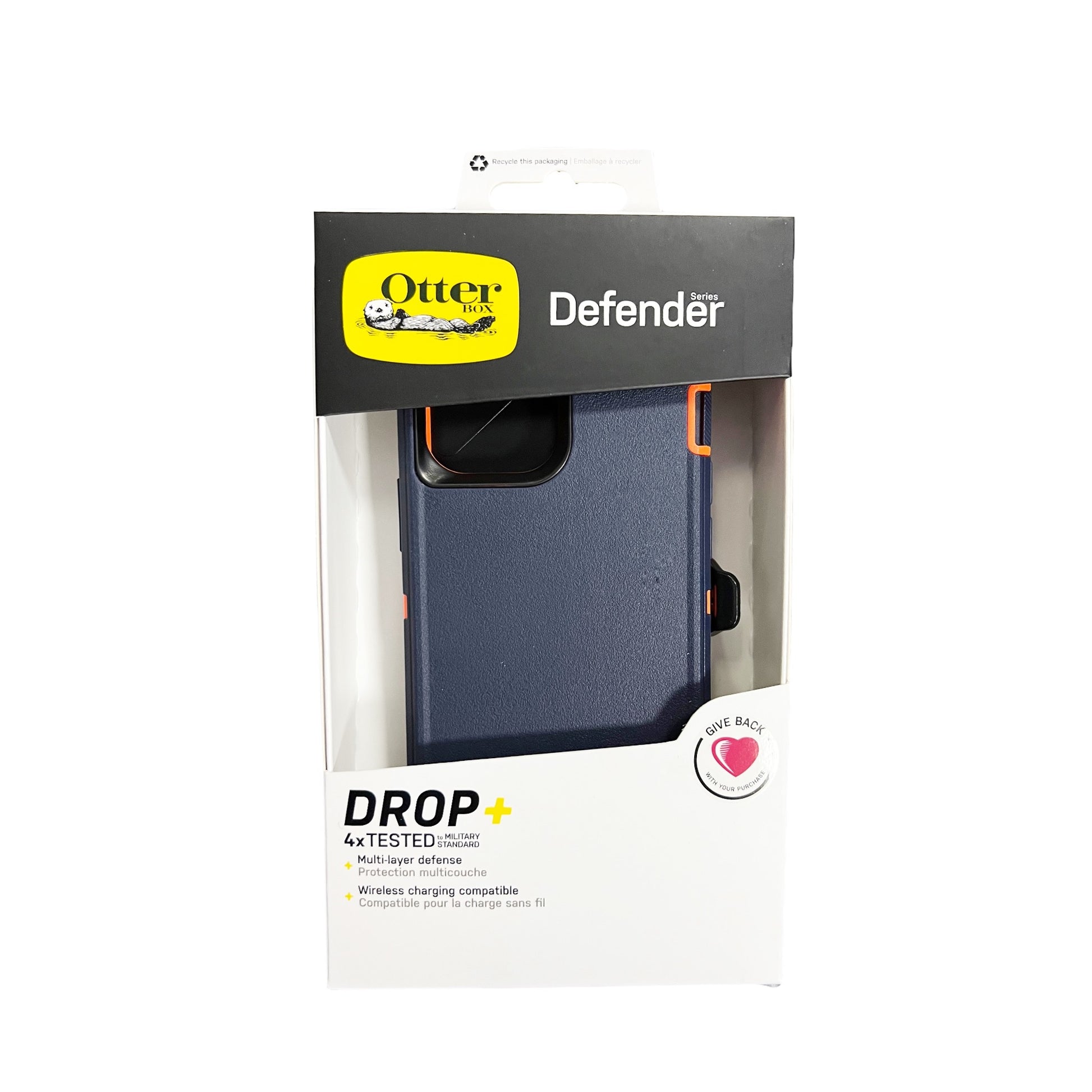 Case OtterBox Defender iPhone 13 Pro - Azul/Naranja - IPH13PPDF005