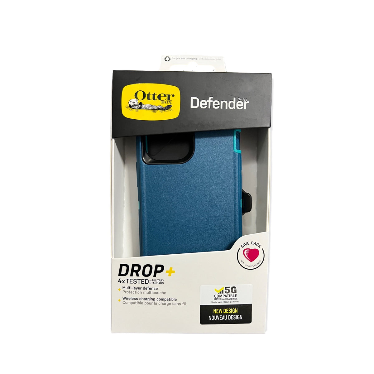 Estuche proteccion otterbox defender apple iphone 13 pro color turquesa