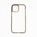 Estuche clasico spigen transparente marco apple iphone 13 pro color gris / transparente