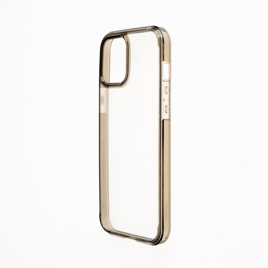 estuches clasico spigen transparente marco apple iphone 13 pro color gris / transparente
