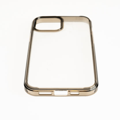 Estuche Spigen Transparente para iPhone 13 Pro - Gris - IPH13PTF04