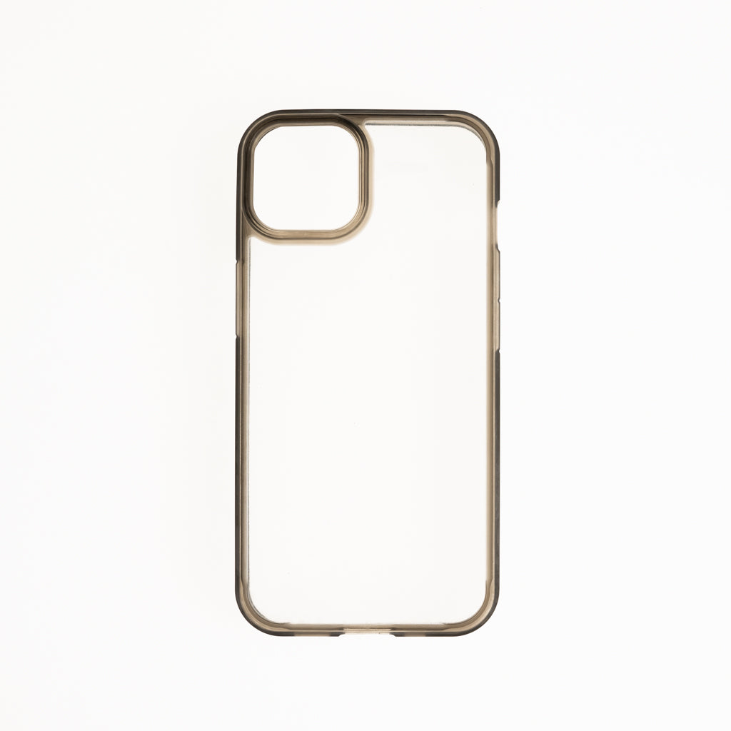 estuches clasico spigen transparente marco apple iphone 13 color gris / transparente