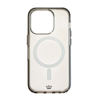 Estuche MagSafe El Rey para iPhone 14 Plus - Gris/Transparente - IPH14PELMGT03