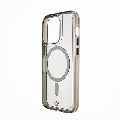 Estuche MagSafe El Rey para iPhone 14 Plus - Gris/Transparente - IPH14PELMGT03