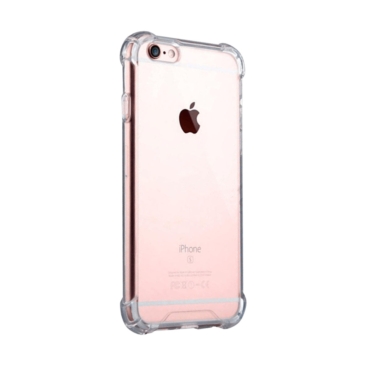 Estuche proteccion el rey hard case reforzado apple iphone 6 color transparente