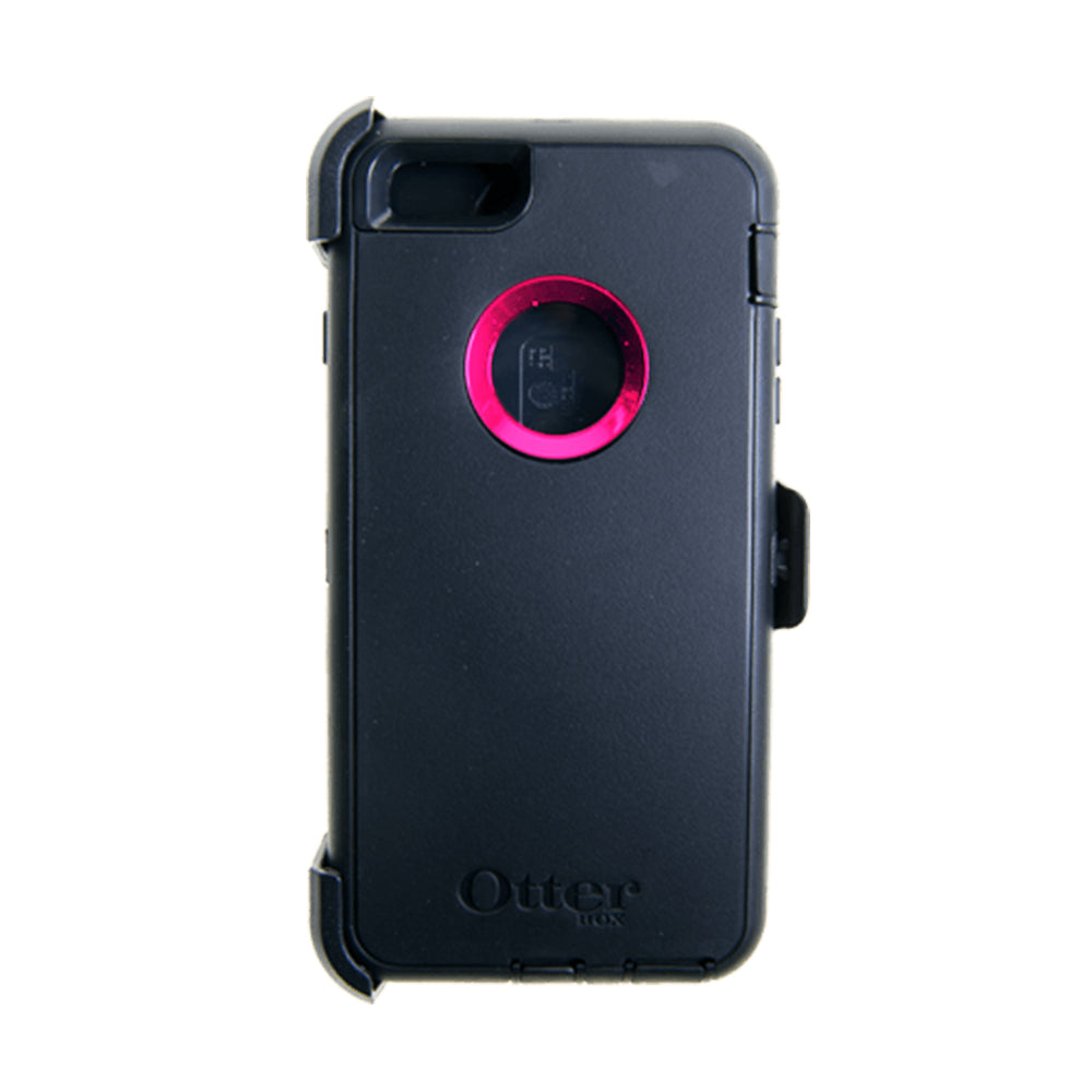 Estuche proteccion otterbox defender apple iphone 6 plus color negro / rosado