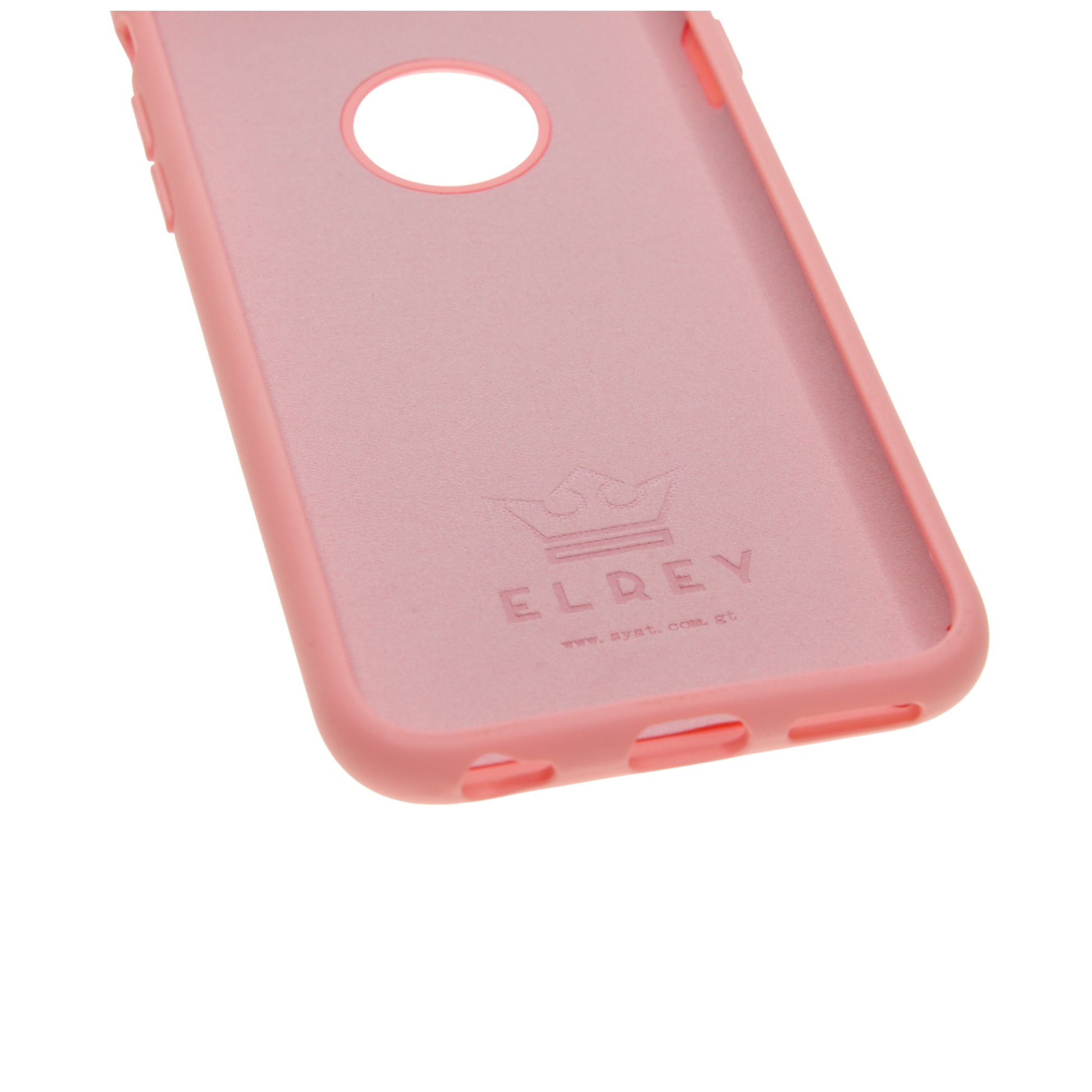 Estuche Silicon El Rey para iPhone 6 Plus - Rosado - IPH6PSIL007