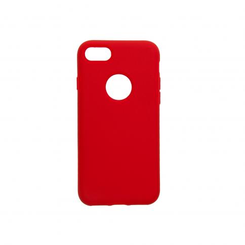 estuches silicon el rey silicon apple iphone 7 plus ,  iphone 8 plus color rojo