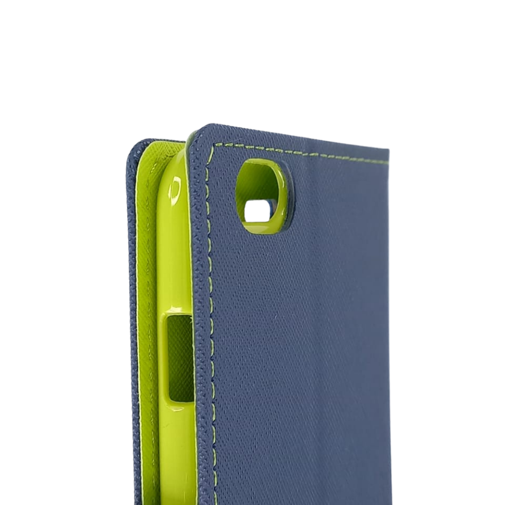 estuches carteras goospery fancy diary apple iphone 6 plus color azul / verde