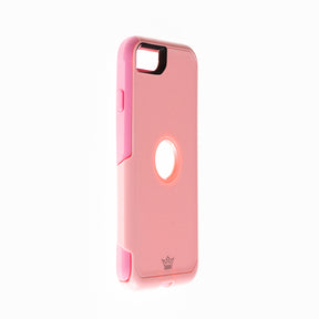 estuche clasico el rey commuter apple iphone se color rosado