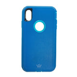 Estuche proteccion el rey defender apple iphone xs max color turquesa