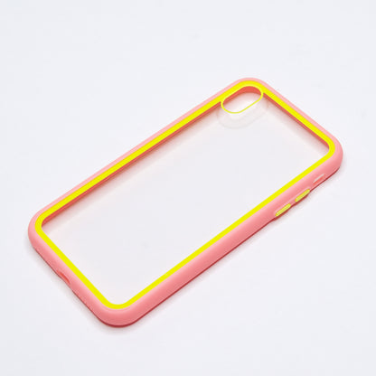Estuche Transparente Rosado para iPhone XS Max - IPHXMMCA05