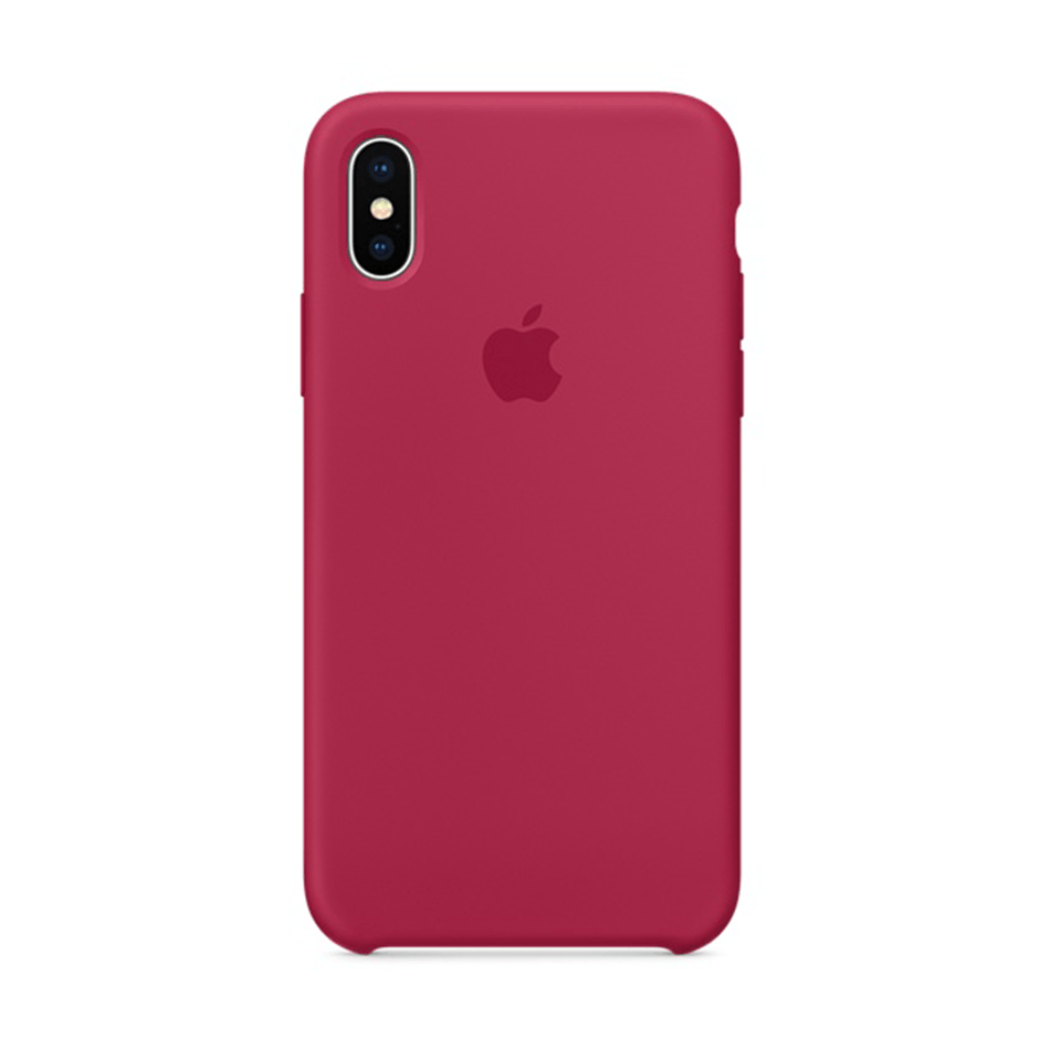 estuches clasico apple iphone x color rojo